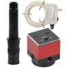 5.0MP Micro USB 3.0 HD Digital Industrial Microscope Video Electronic Camera & 300X C-Mount Lens Whit 56-LED Adjustable Ring Light view 1