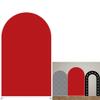 AOSTO Racing Theme Birthday Party Arch Backdrop Cover Background,Customize Size Double Sided Deep Red Arch Background Elastic Fabric Cover GX-1862 view 1
