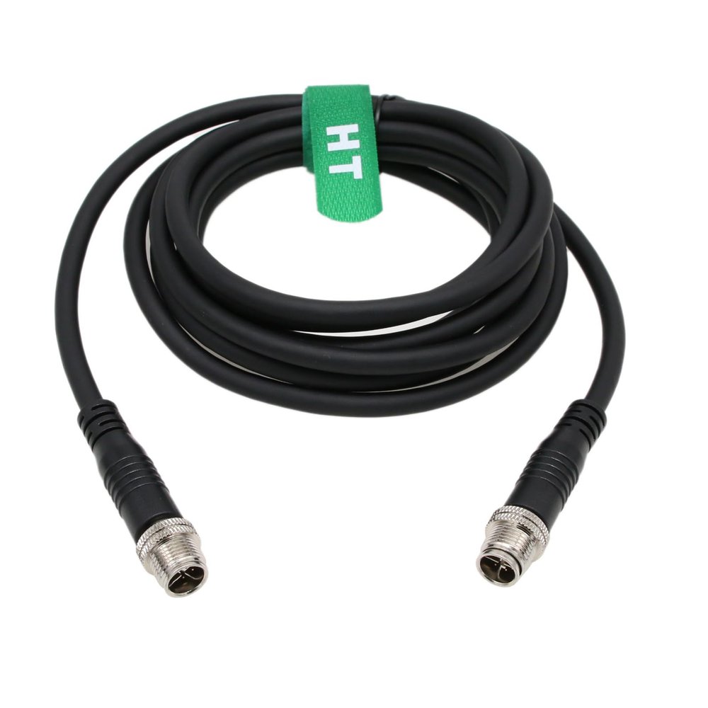 HangTon M12 8 Pin X-Coded to 8 Pin X-Coded Cable for Datalogic Matrix 220 320 Reader Cognex Basler Industrial Sensor Camera High Speed Shielded 3m