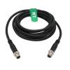 HangTon M12 8 Pin X-Coded to 8 Pin X-Coded Cable for Datalogic Matrix 220 320 Reader Cognex Basler Industrial Sensor Camera High Speed Shielded 3m view 1