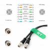 HangTon M12 8 Pin X-Coded to 8 Pin X-Coded Cable for Datalogic Matrix 220 320 Reader Cognex Basler Industrial Sensor Camera High Speed Shielded 3m view 3