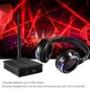AYVVPII Professional Silent Disco LED Wireless Headphones and RF LED Silent Disco Earphones for iPod MP3 DJ Music Pary Club (2 led Headphone + 1 Transmitter) view 3