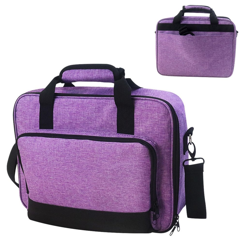 JiangJiangBao Carrying Bag for Epsons Pro EX9270 3LCD Projector, Carrying Case for Epsons EpiqVision Flex CO-FH02/Home Cinema 980/1100/EX3290/Flex CO-W01/ Projector (Purple)