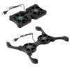 yungluner Laptop Cooling Base Foldable Laptop Notebook Cooler Cooling Pad Ergonomic Ventilated with Fans Fits 11-18 Inches Notebook Cooling Base view 3