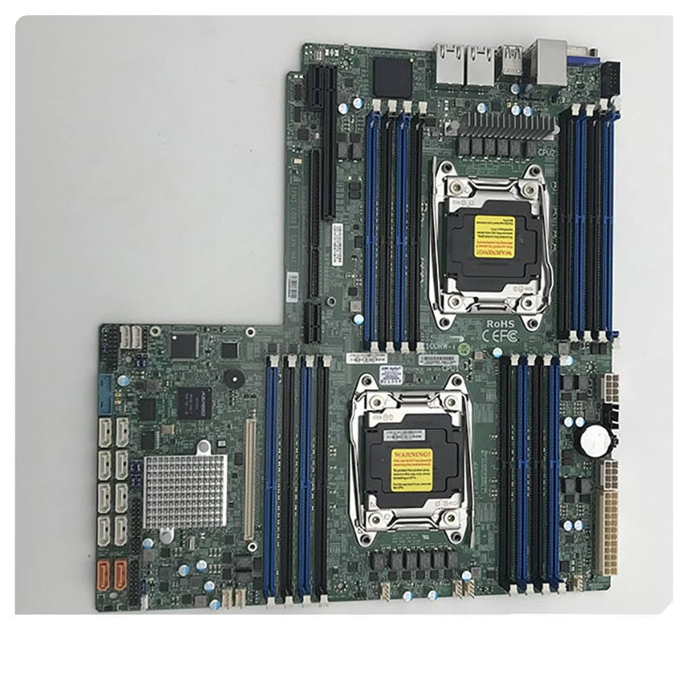 X10DRW-i Industrial Package Motherboard for Dual Server C612 2011 E5-2600 16 DIMMs 2400MHz DDR4 WIO