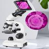 DESHVA Binocular Microscope Profesional, Laboratory Equipment, 30000x,4*Objective/4*Eyepiece, with Display, Vernier Caliper, Research Set, for Teaching and Research-12000X view 3
