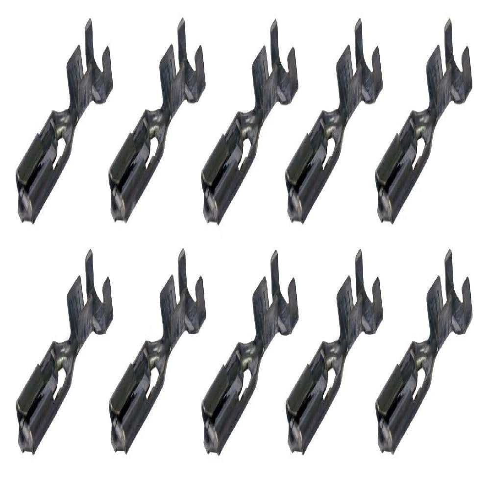 (10 Pack) NEUTRIK NLFASTON Non-Insulated Cable Crimps for NL4 Series Connectors
