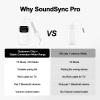 SoundSync Pro Bluetooth Transmitter & Receiver for Airplane, Easy Setup Bluetooth Audio Transceiver for 2 BT Devices, Volume Control, RCA for TV view 3