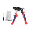 iCrimp One-Handed Stainless Steel Zip Tie Gun with 100pcs 11.8" Metal Cable Ties and Release Tool, WCT-319 view 1