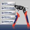 iCrimp One-Handed Stainless Steel Zip Tie Gun with 100pcs 11.8" Metal Cable Ties and Release Tool, WCT-319 view 3