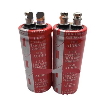 ZCERA Screw Capacitor 80V 22000UF Fever Audio Amplifier Power Filter 35 * 80MM 35 * 105MM (Size : 35X105MM)