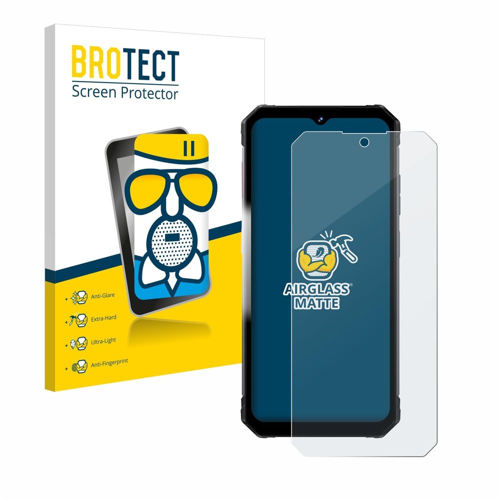 BROTECT Anti-Glare Glass Screen Protector Matte Compatible with Fossibot F102 - Anti-Scratch 9H Protection Film