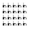 UKCOCO Electrical Cord Management 100pcs 5mm Cable Clips Mini Cable Winder for Cord Organizer view 1