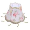VAKUUM Retro Desk Accessories Lace Fabric Antique Chandelier Flower Lamp Shade Chandelier Shades Cloth Lampshade Delicate Lampshade Desktop Lamp Shade Lamp Shades Scallop Rose Clip/106 view 1