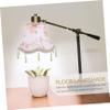 VAKUUM Retro Desk Accessories Lace Fabric Antique Chandelier Flower Lamp Shade Chandelier Shades Cloth Lampshade Delicate Lampshade Desktop Lamp Shade Lamp Shades Scallop Rose Clip/106 view 4