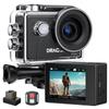 Dragon Touch Action Camera 4K 20MP 30FPS 100FT Waterproof Underwater Camera 170 Wide Angle WiFi Sports Cam with Remote 2 Batteries and Mounting Accessories Kit view 1