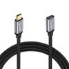 NFHK USB-C USB 3.1 Type-C Male to Female Extension Data Cable 10Gbps 100W with Sleeve for Laptop Phone 20cm view 1
