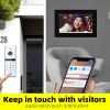 Wireless Video Intercom System Wired 2 Unit 7 Inch Touch Monitor for Home Residencial RFID Card Access 1080P Doorbell Camera Tuya Video Intercoms for Apartment view 3