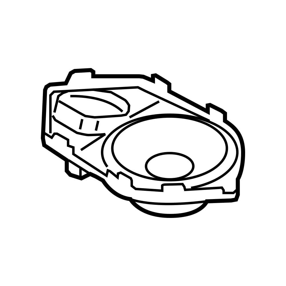 Alpaca Genuine OEM Front Center Speaker Mid Range for BMW F95 G05 G07 X5 X7 2019-2020 Turbo 10 Speaker sys