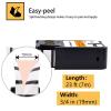 KCMYTONER 50 Pack Compatible for Dymo 1868767 3/4" x 23 ft (19mm x 7m) Black on Orange All-Purpose Vinyl Labels Replacement for Rhino XTL-300 XTL-500 Label Makers view 3