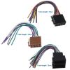 LT Easiyl A Set of 16 Pin ISO Male Adapter Cable and Female Adapter Cable ISO Car Audio Wiring Harness Radio CD Tail Cable Connector view 4