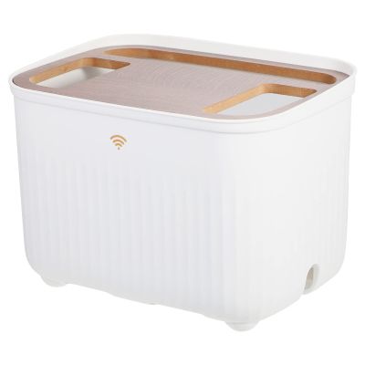 Cord Organizer Box Cord Organizer Case Cable Management Box Cable Organizer Box Router Storage Box Cord Management Container Power Strip Surge Router WiFi Cord Box/26 (Color : White, Size : 28X20X20 (