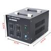 YIPONYT 10000 Watt Voltage Converter Transformer, Heavy Duty Step Up/Down AC 110V to/from 220V High Power Voltage Converter Transformer view 4