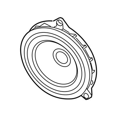 Alpaca Genuine OEM Speaker Std Mid Range for BMW F90 G12 G30 G32 530e xDrive 530i 540d 540i 640i Gran Turismo 740e 740i 750i M5 M550i M760i 2016-2020 Turbo
