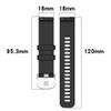 AISPORTS 5 Pack Compatible for Garmin Venu 3S/2S Band Silicone, 18mm Quick Release Watch Band Soft Breathable Silicone Sport Wristband Metal Buckle Replacement Band for Garmin Rey/Captain Marvel view 4