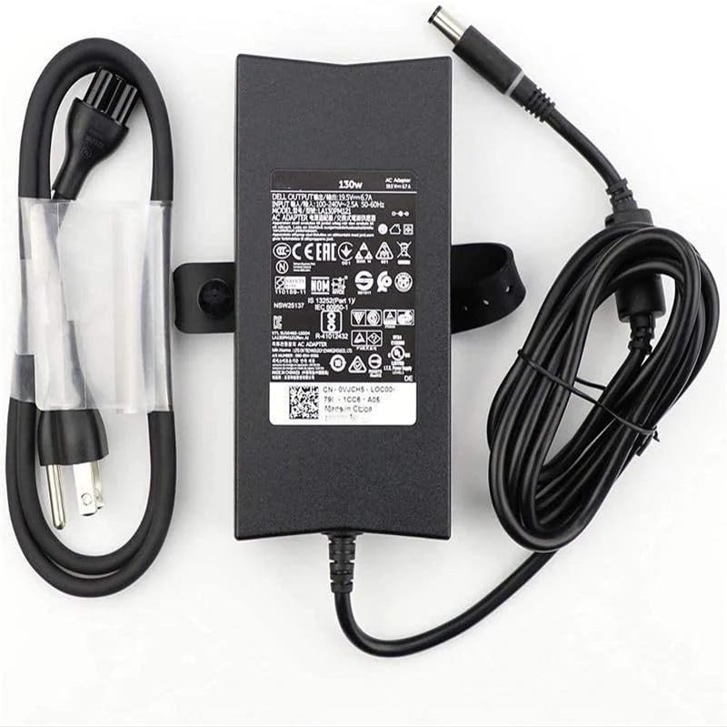 130W Power AC Adapter for Dell Latitude 5401 5491 5501 5500 5511 7300 7400 Precision 3540 5400 Laptop 130watt 130 Watt Power Supply Cord Battery Charger Cable PSU Mains
