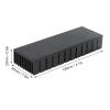 QANYEGN 2Pcs Cooling Fins, 120x40x20mm Aluminum Heatsink, Heat Sink Module Diffusion Cooler for Electronic Applications(Without Adhesive Backing) view 3