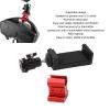 VGEBY Universal Phone Mount for TQi Adjustable Stable Transmitter Phone Mount for Phones Over 5.5 Inch (Red) view 2
