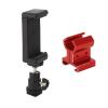 VGEBY Universal Phone Mount for TQi Adjustable Stable Transmitter Phone Mount for Phones Over 5.5 Inch (Red) view 4