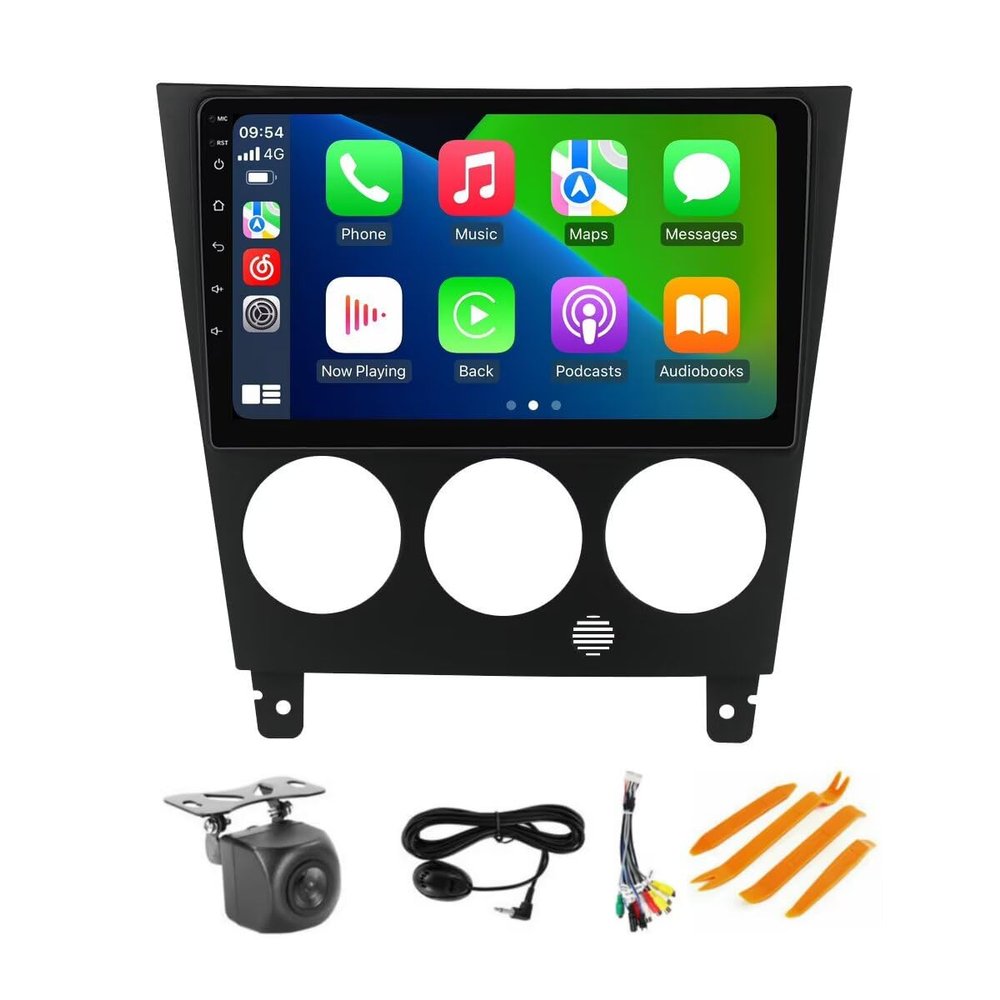 4+32GB 8 Core 9" IPS Touch Screen Android Car Radio for Subaru Impreza 2002 2003 2004 2005 2006 2007 Android 12 Upgrade Radio Stereo Dash Kit Built-in Car-Play Android Auto GPS Navi