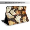 A Brood of Chickens Printed Tablet Case for Ipad 7th Generation 10.2", Pu Leather Non-Slip Tablet Cases Shockproof Stand Cover with Auto Sleep/Wake Cover view 2