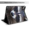 Little Raccoon Face Printed Tablet Case for Ipad Air3 10.5"/Ipad Pro 10.5", Pu Leather Non-Slip Tablet Cases Shockproof Stand Cover with Auto Sleep/Wake Cover view 2
