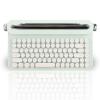86 Keys Wireless Typewriter Keyboard, Retro Keyboard with Integrated Stand, Bluetooths Keyboard with Cute Round Keycaps for Multi Device for PC (Mint Green) view 1