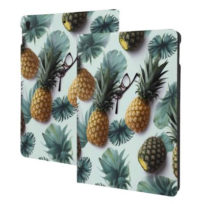 Fashion Pineapples Printed Tablet Case for Ipad Air3 10.5"/Ipad Pro 10.5", Pu Leather Non-Slip Tablet Cases Shockproof Stand Cover with Auto Sleep/Wake Cover