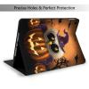 Halloween Owl Ghost Pumpkin Printed Tablet Case for Ipad Air3 10.5"/Ipad Pro 10.5", Pu Leather Non-Slip Tablet Cases Shockproof Stand Cover with Auto Sleep/Wake Cover view 2