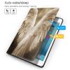 Angel Wing Printed Tablet Case for Ipad Air3 10.5"/Ipad Pro 10.5", Pu Leather Non-Slip Tablet Cases Shockproof Stand Cover with Auto Sleep/Wake Cover view 3