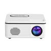 Mini Portable LED Short Throw Projector - High Definition 1080P Home Theater Projector for USB, PC, DVD, Set-Top Box, and Hard Drive Compatibility (white) view 2