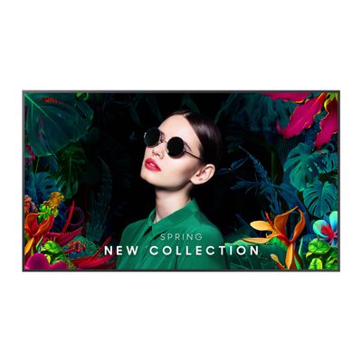 Samsung QMC LFD Display, QM55C, 28.5 mm Depth, Dynamic Crystal Color, Quantum Processor Lite 4K, SmartView+, Smart Calibration, LH55QMCEBGCXGO, 2025