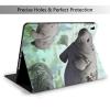 Rabbits Manatees Printed Tablet Case for Ipad Air3 10.5"/Ipad Pro 10.5", Pu Leather Non-Slip Tablet Cases Shockproof Stand Cover with Auto Sleep/Wake Cover view 2