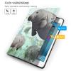 Rabbits Manatees Printed Tablet Case for Ipad Air3 10.5"/Ipad Pro 10.5", Pu Leather Non-Slip Tablet Cases Shockproof Stand Cover with Auto Sleep/Wake Cover view 3