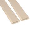 D-Line TV Wall Mount Cord Hider, Hide Mounted TV Cables, Wire Covers, Self Adhesive Cover for Cords, Paintable, Low Profile, Seamless Cable Raceway - 2X 2.36in W x 0.59in H x 15.7in L - Beige view 1