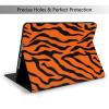 Abstract Tiger Stripes Printed Tablet Case for Ipad Air3 10.5"/Ipad Pro 10.5", Pu Leather Non-Slip Tablet Cases Shockproof Stand Cover with Auto Sleep/Wake Cover view 2
