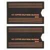 2 Pcs 2242 SSD Thermal Pad, M.2 2242 SSD Heatsink Copper with Graphene, Fast Heat Conduction, Easy to Use, for 2242 SSD, for Laptop Gaming, 0.15mm Brass Graphene view 1