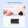 2 Pcs 2242 SSD Thermal Pad, M.2 2242 SSD Heatsink Copper with Graphene, Fast Heat Conduction, Easy to Use, for 2242 SSD, for Laptop Gaming, 0.15mm Brass Graphene view 2