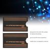 2 Pcs 2242 SSD Thermal Pad, M.2 2242 SSD Heatsink Copper with Graphene, Fast Heat Conduction, Easy to Use, for 2242 SSD, for Laptop Gaming, 0.15mm Brass Graphene view 3