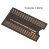 2 Pcs 2242 SSD Thermal Pad, M.2 2242 SSD Heatsink Copper with Graphene, Fast Heat Conduction, Easy to Use, for 2242 SSD, for Laptop Gaming, 0.15mm Brass Graphene view 4